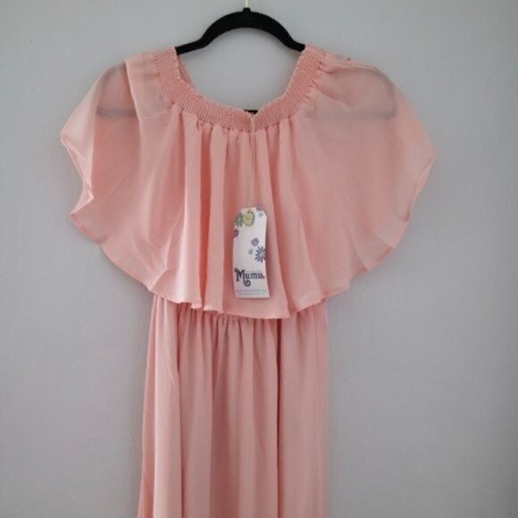 NEW Show Me Your Mumu Hacienda Bridesmaid Pink Maxi Dress Size XL - Picture 7 of 8